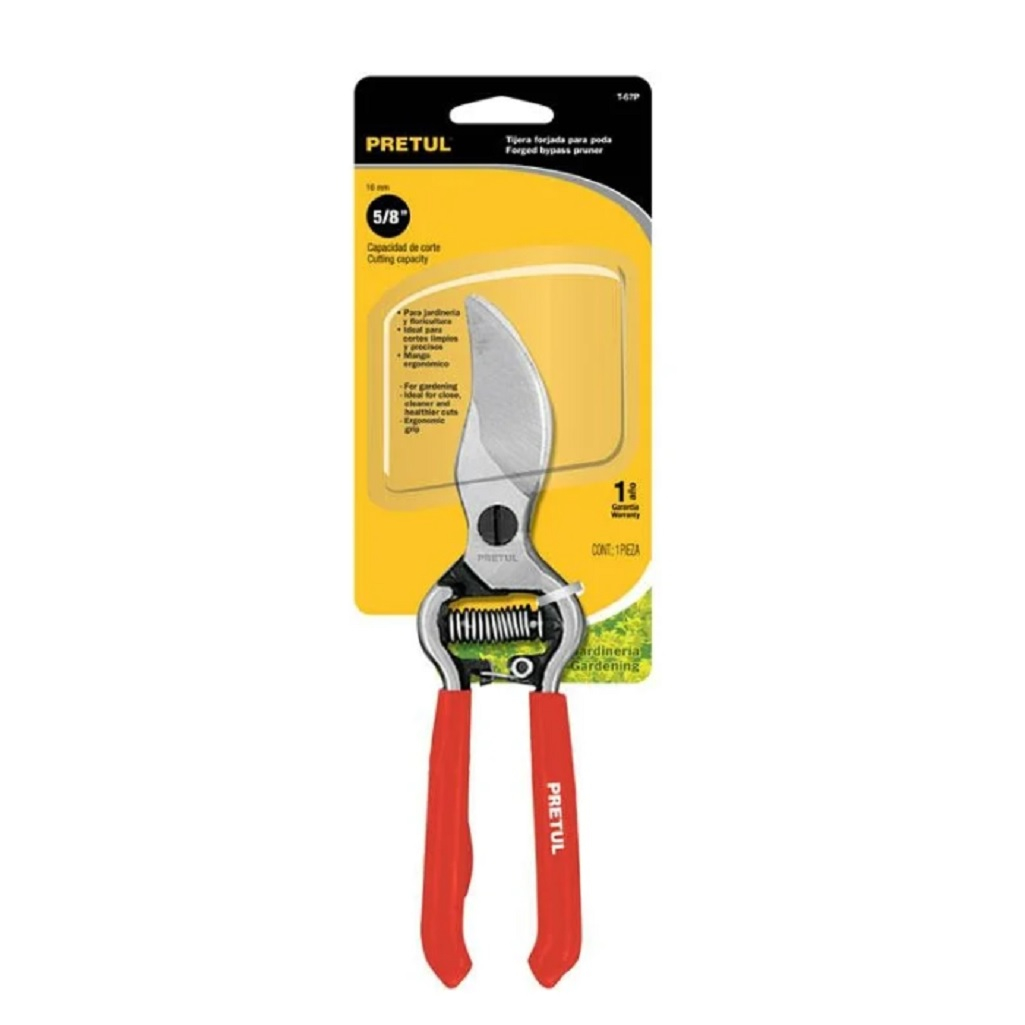 Секатор садовый Truper Т-67Р 23104 Для подрезания веток деревьев, кустов или растений