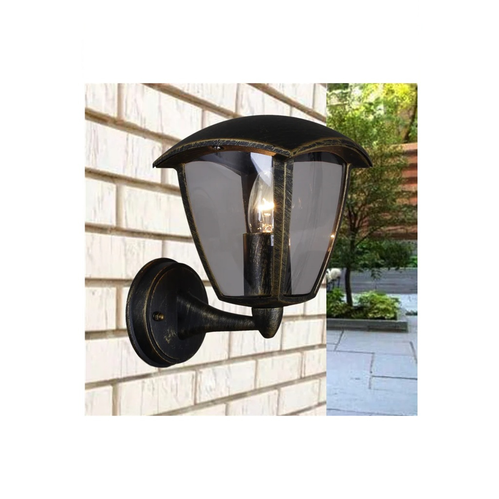 Светильник настенный Reluce 08301-9.2-001SJ BKG 40 Вт, черный с патиной