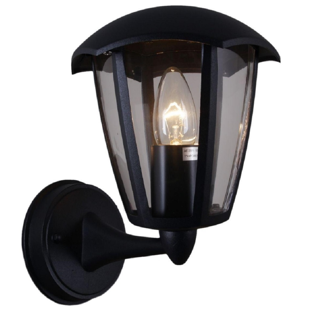 Фонарь настенный Reluce 08304-9.2-001SJ BK для освещения придомовых территорий