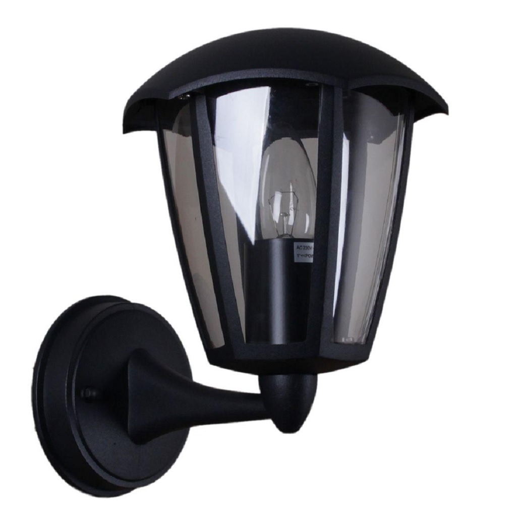 Фонарь настенный Reluce 08304-9.2-001SJ BK для освещения придомовых территорий