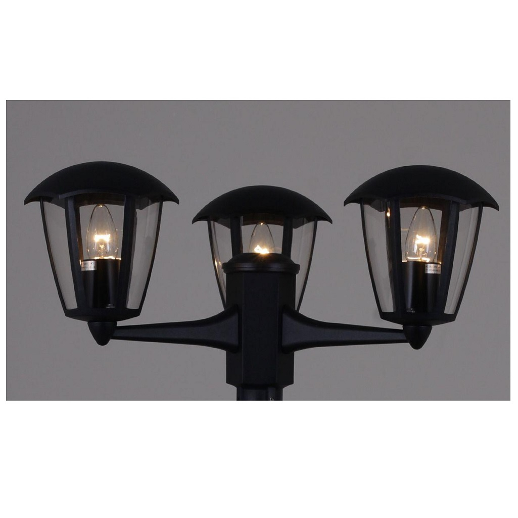 Фонарь напольный Reluce 08304-0.7-001SJ 2.2 м BK для уличного освещения