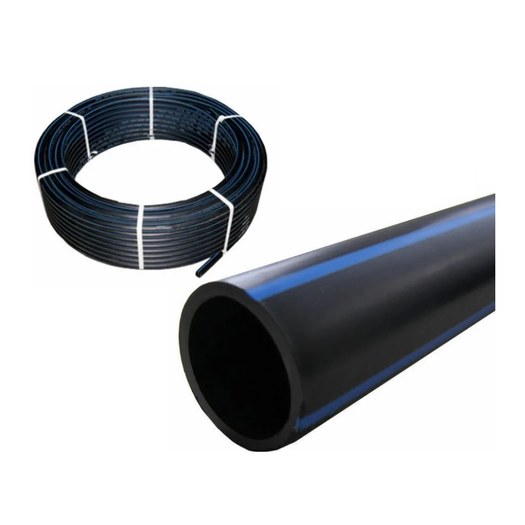 Труба ПНД d 32 мм, однослойная, для систем водоснабжения, питьевая, полиэтилен