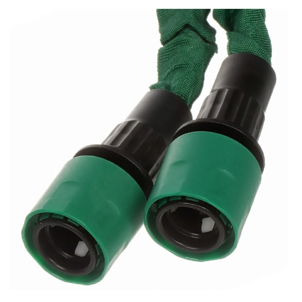 Шланг поливочный, 6 атм, 7.5 м, Three 3 House, латекс, с пистолетом, адаптером, растягивающийся