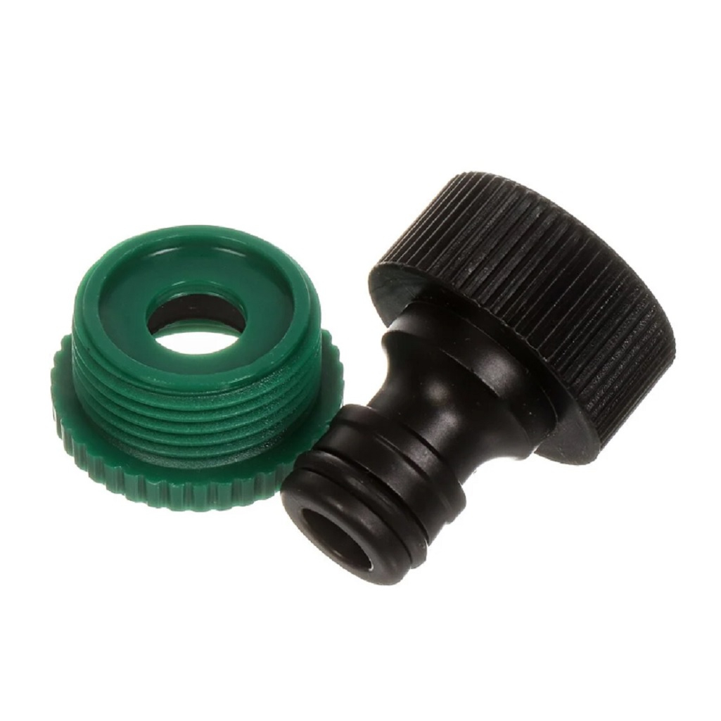 Шланг поливочный, 6 атм, 7.5 м, Three 3 House, латекс, с пистолетом, адаптером, растягивающийся