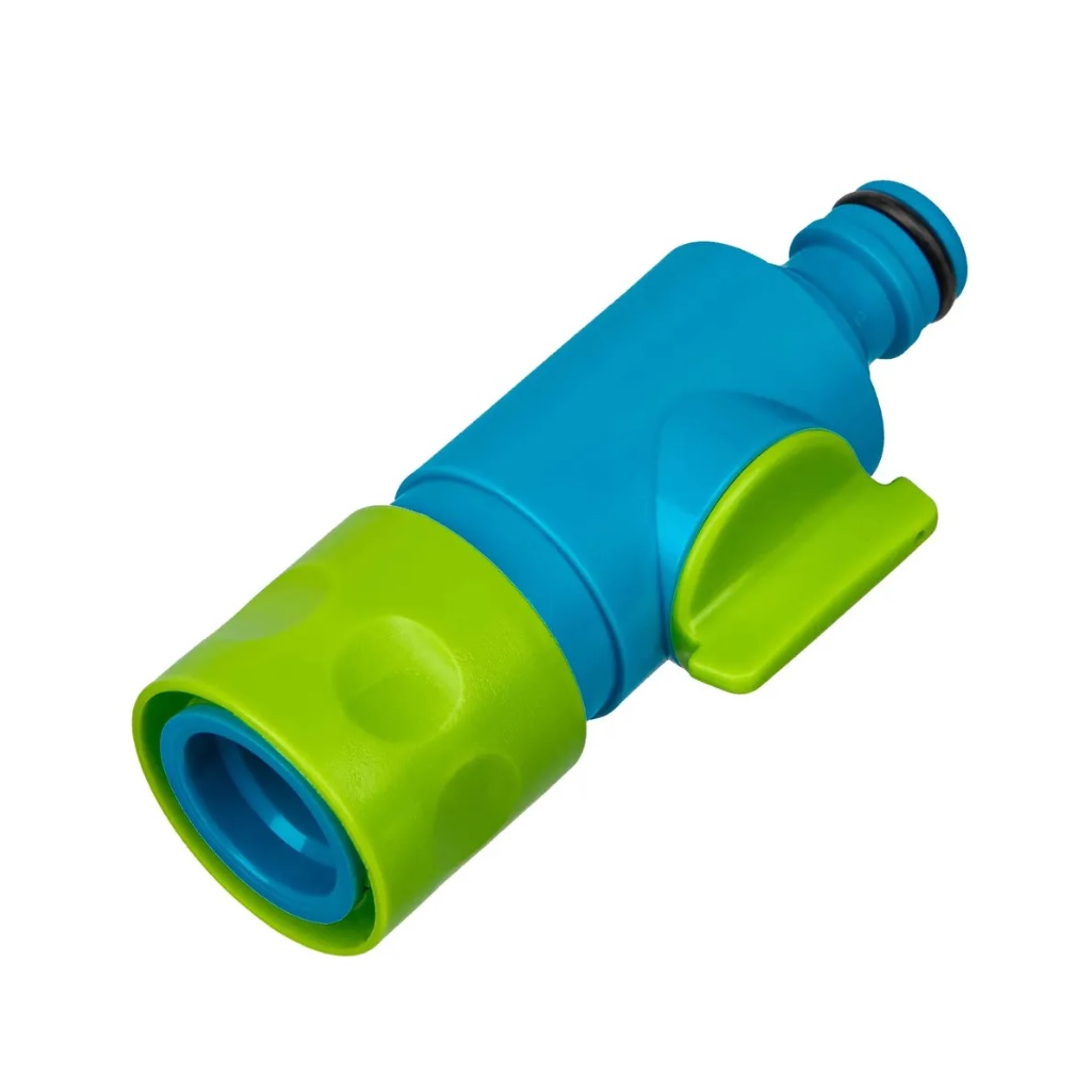 Соединитель Palisad Luxe 65782 быстросъемный, штуцерный с переключателем