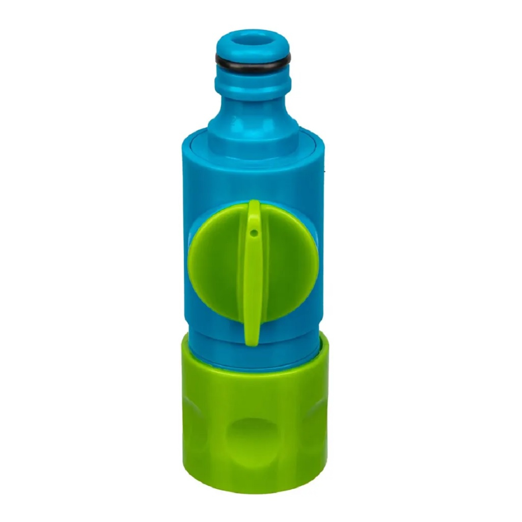 Соединитель Palisad Luxe 65782 быстросъемный, штуцерный с переключателем