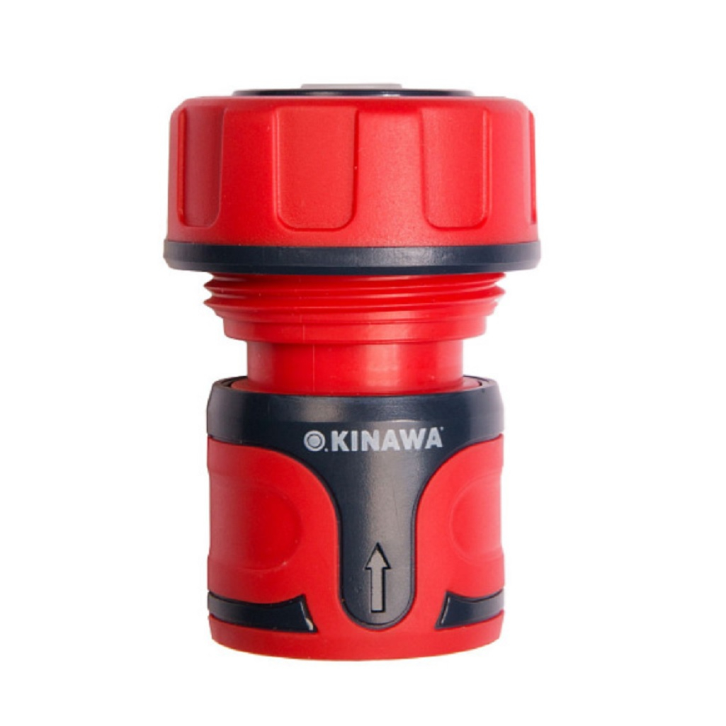 Соединитель для шланга Okinawa 2491, пластик, быстросъёмный, аквастоп 3/4