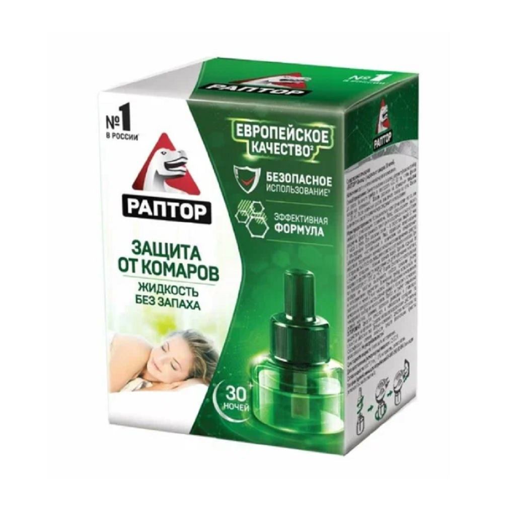 Жидкость от комаров Раптор 30 ночей