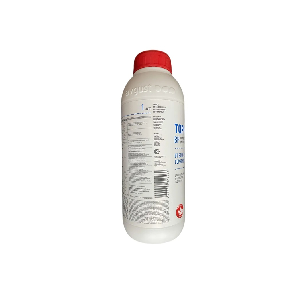 Средство Avgust Торнадо ВР от сорняков, гербицид 1л