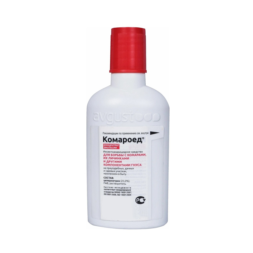 Средство Комароед Avgust от комаров для обработки территории 100мл