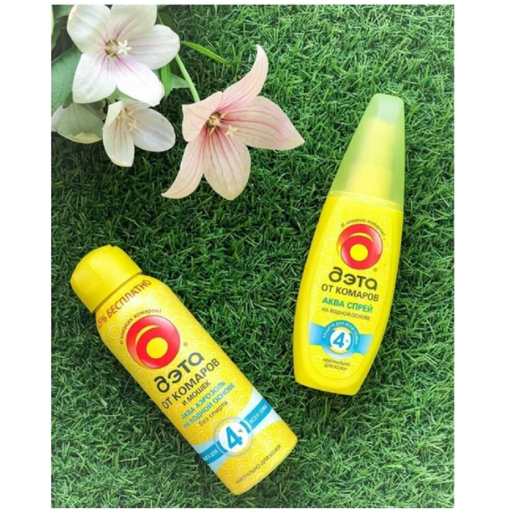 Аэрозоль репеллентный ДЭТА Aqua спрей от комаров, 100 мл 66707802