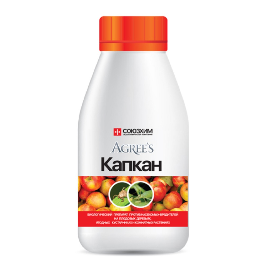 Инсектицид Союзхим АК Agree's Капкан, от тли и клещей, от вредителей на растениях, жидкость, 250 мл