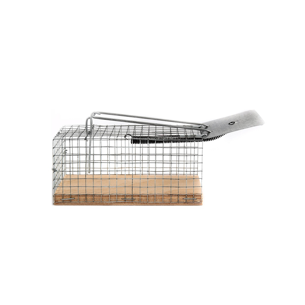 Мышеловка-клетка Рыжий Кот для грызунов, металл 50х55х124 мм 213900