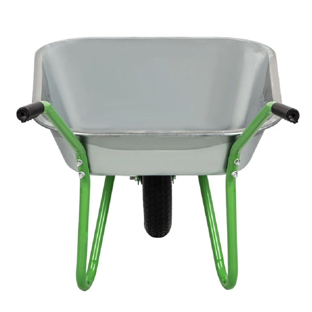 Тачка садовая Сибртех одноколесная облегченная, оцинкованная 65 литров