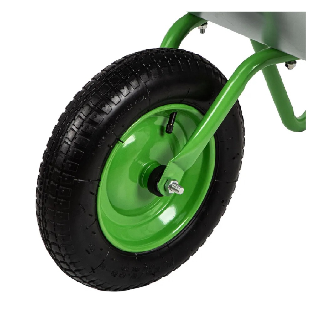 Тачка садовая Сибртех одноколесная облегченная, оцинкованная 65 литров