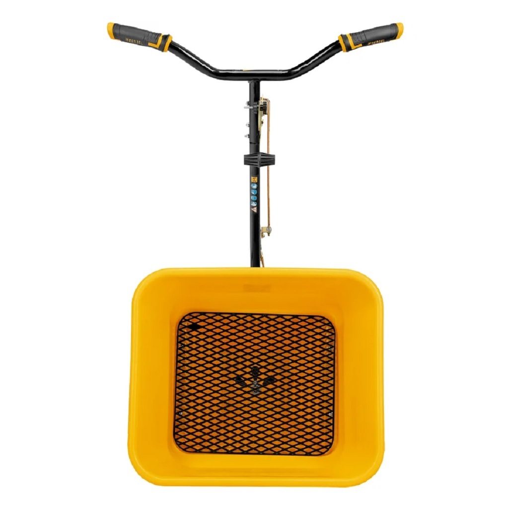 Сеялка механическая Denzel на колесах, для посева семян и удобрений, 45 л