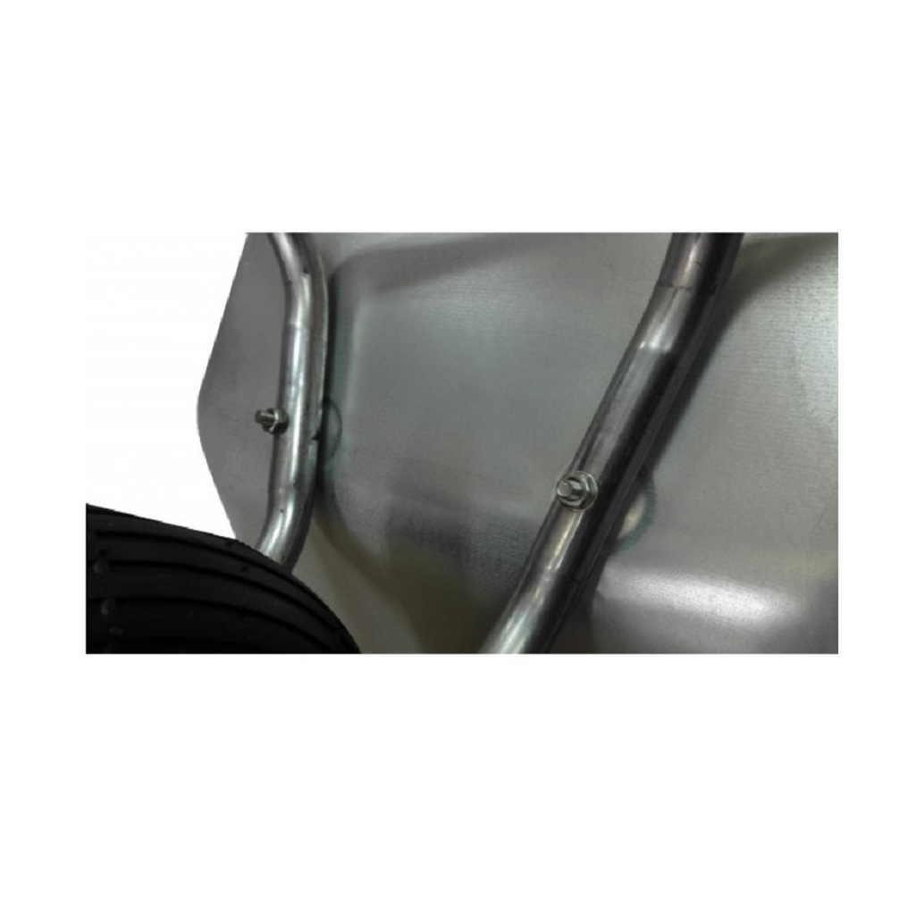 Тачка садовая WB5206 одноколесная, пневматическое колесо 4,00-6/16, 85 л