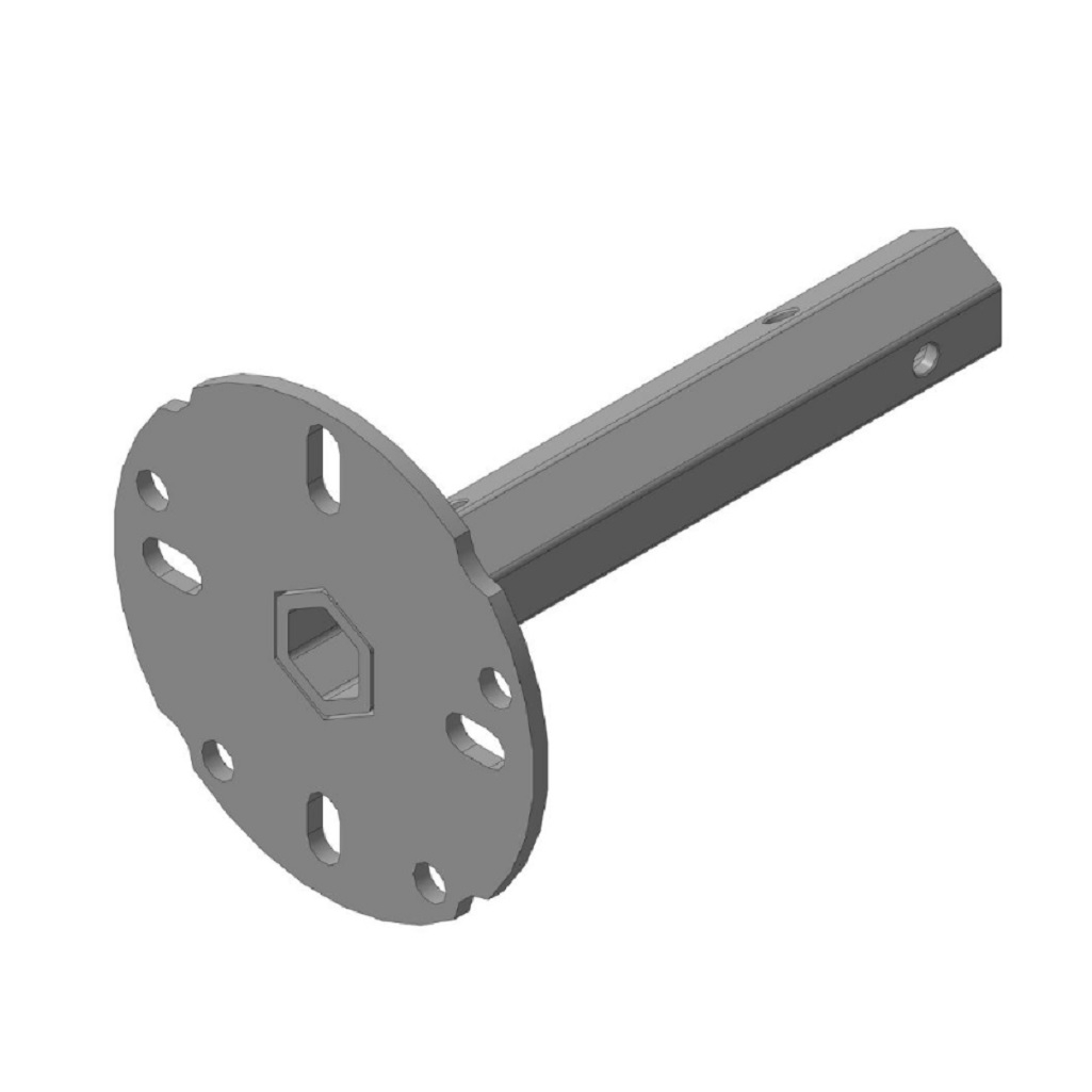 Ступица колеса МБ S-24 210 мм универсальная для крепления на мотоблок навесного оборудования