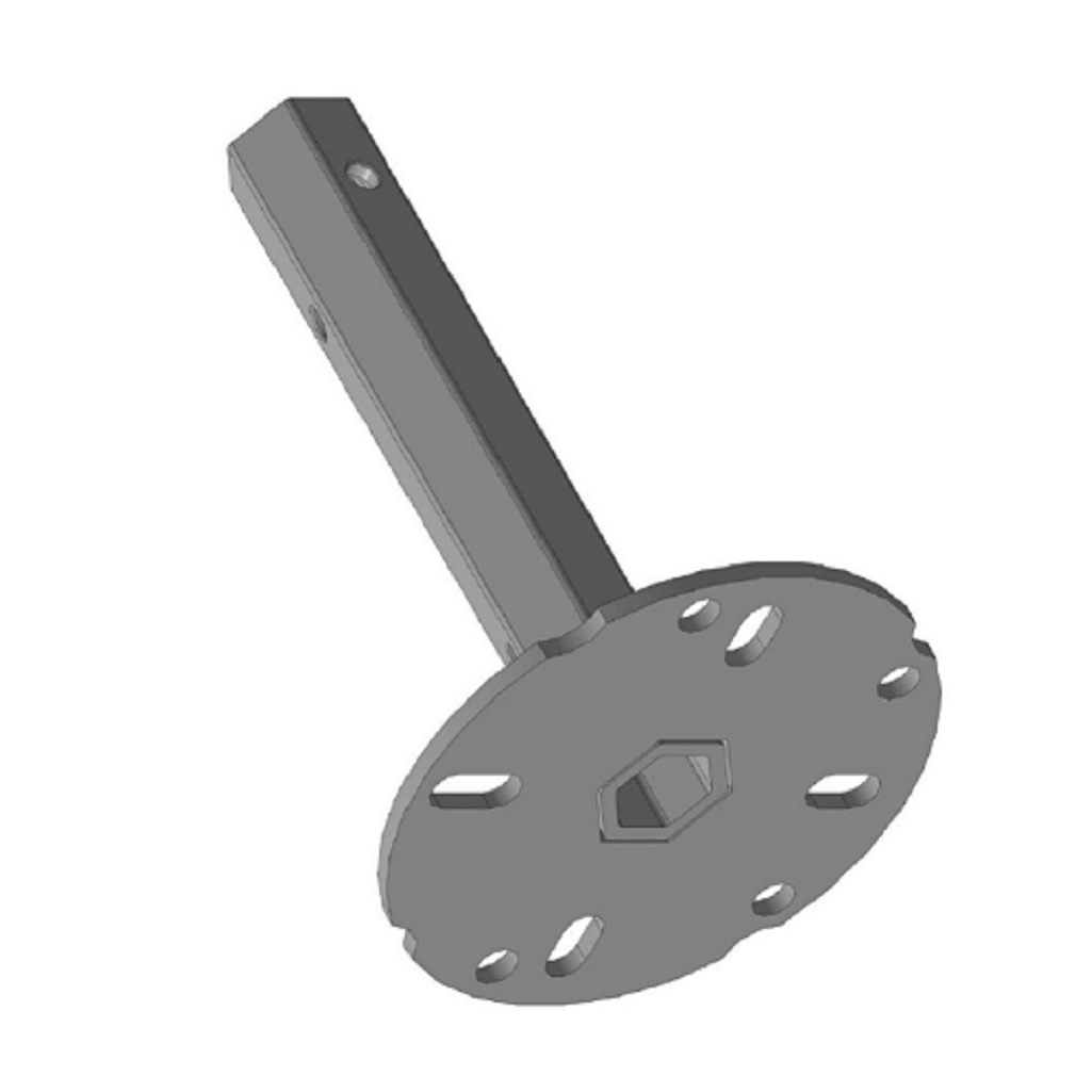 Ступица колеса МБ S-24 210 мм универсальная для крепления на мотоблок навесного оборудования