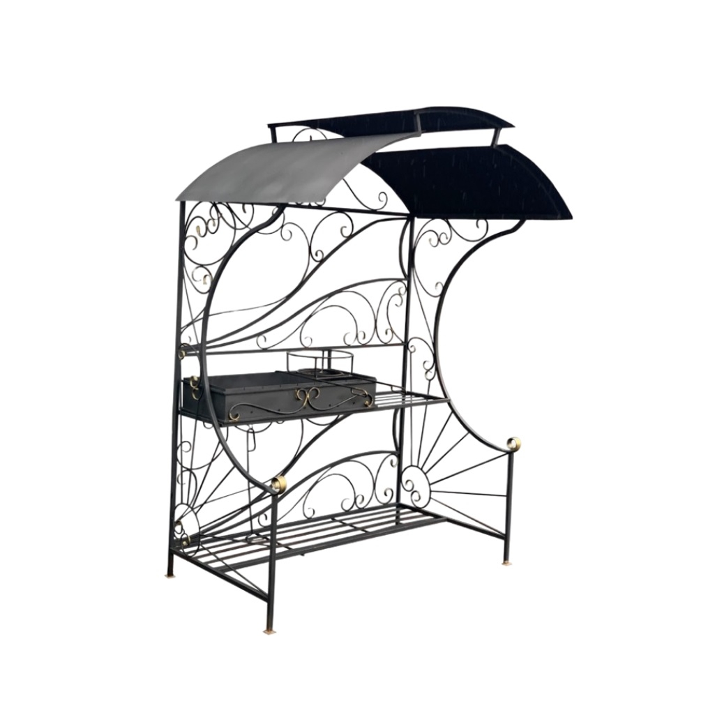 Мангал Версаль для дачи и шашлыка, сталь, 100 кг, разборная конструкция