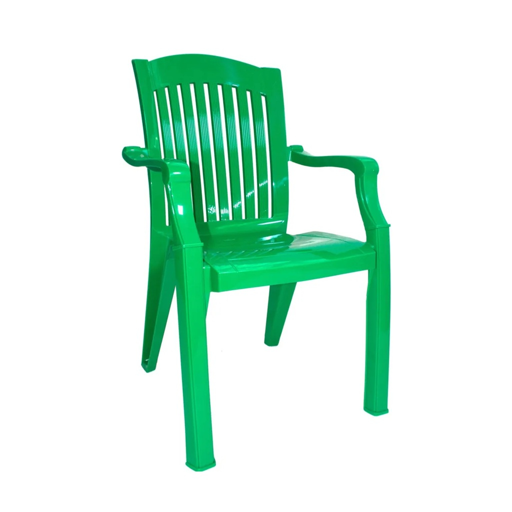 Кресло пластиковое Стандарт пластик Премиум-1 зелёный 217494