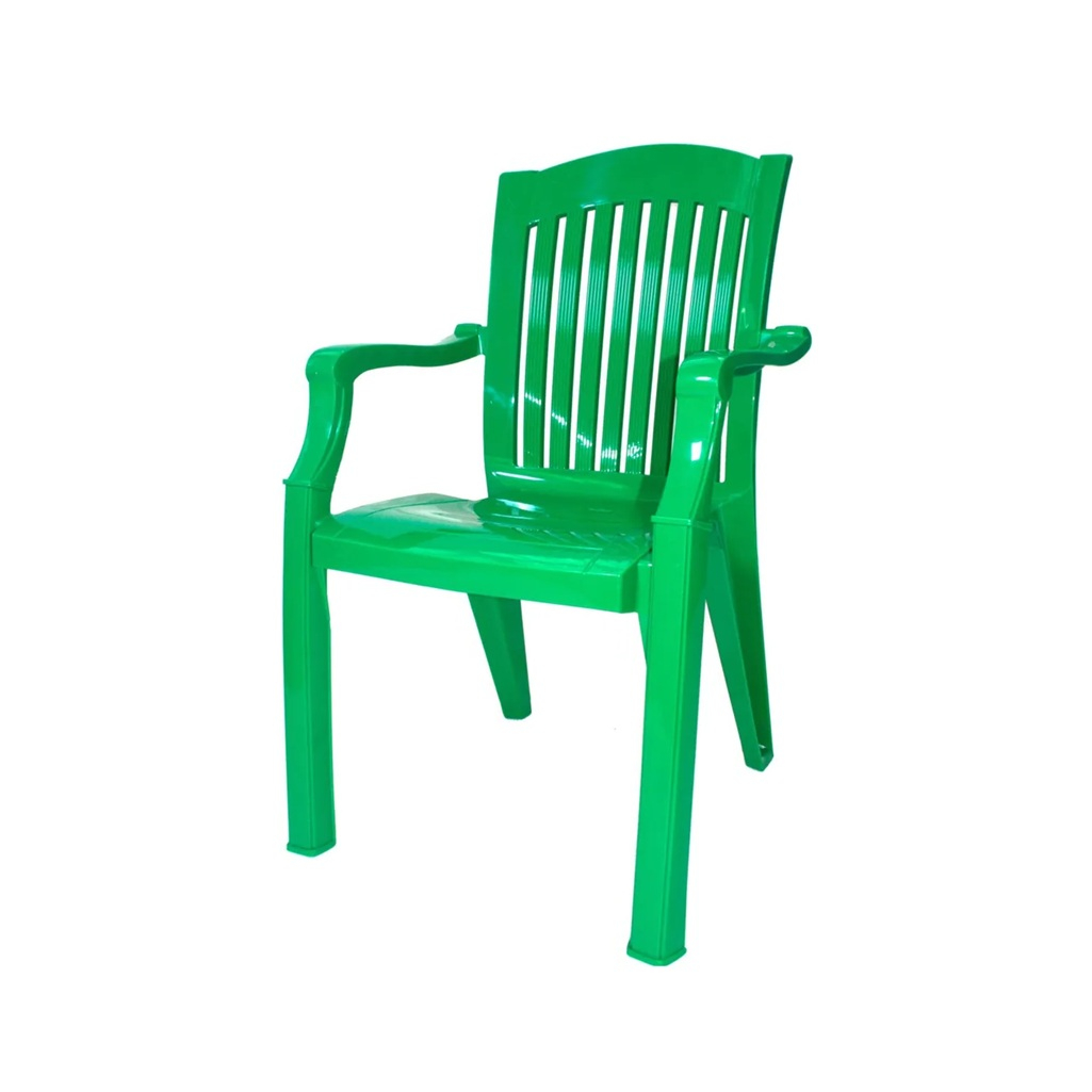 Кресло пластиковое Стандарт пластик Премиум-1 зелёный 217494