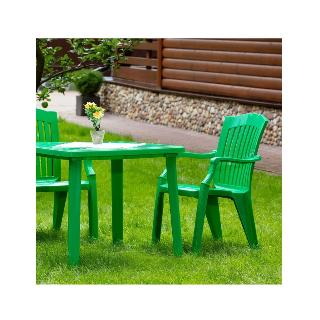 Кресло пластиковое Стандарт пластик Премиум-1 зелёный 217494