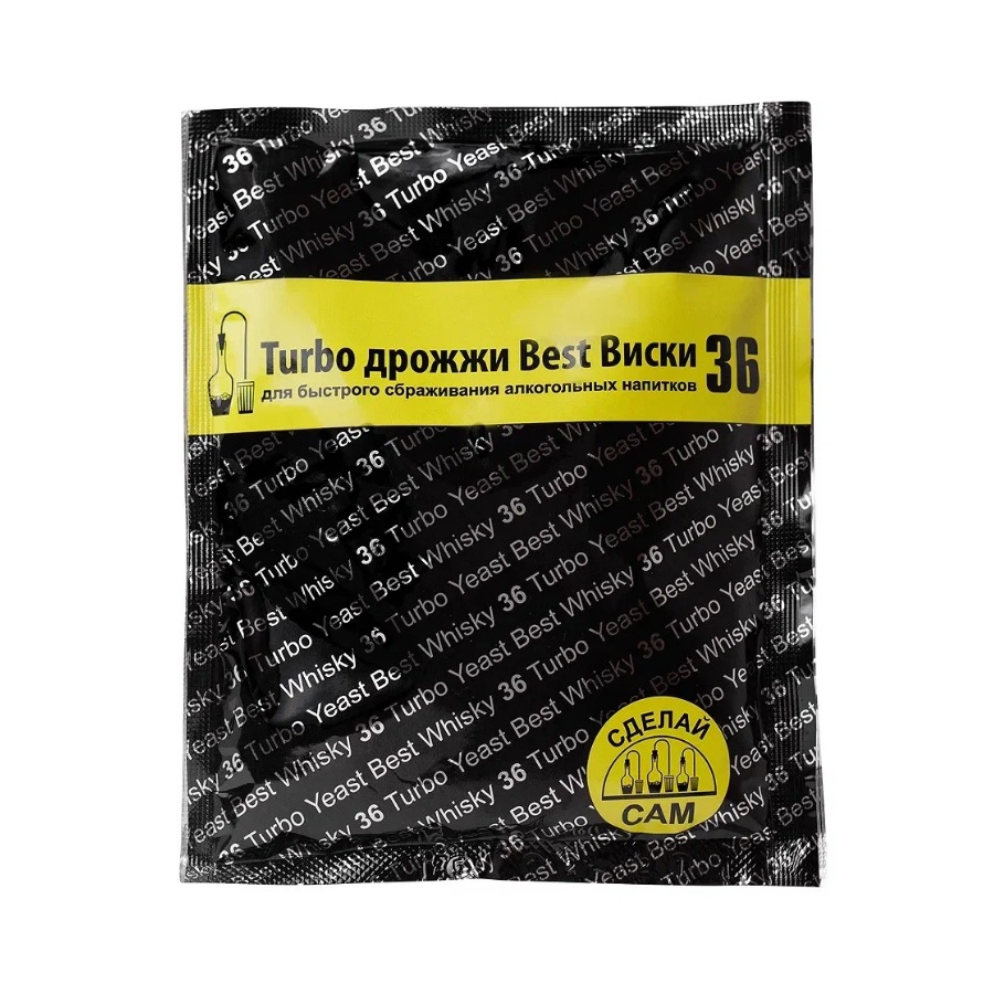 Турбо дрожжи Best Виски 36, 100 г, спиртовые, содержащие ферменты, микроэлементы