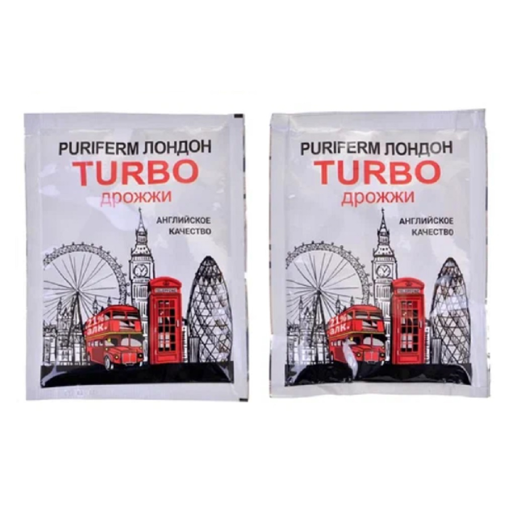 Турбо дрожжи СделайСам Puriferm Лондон для быстрого создания браги, 100 гр.