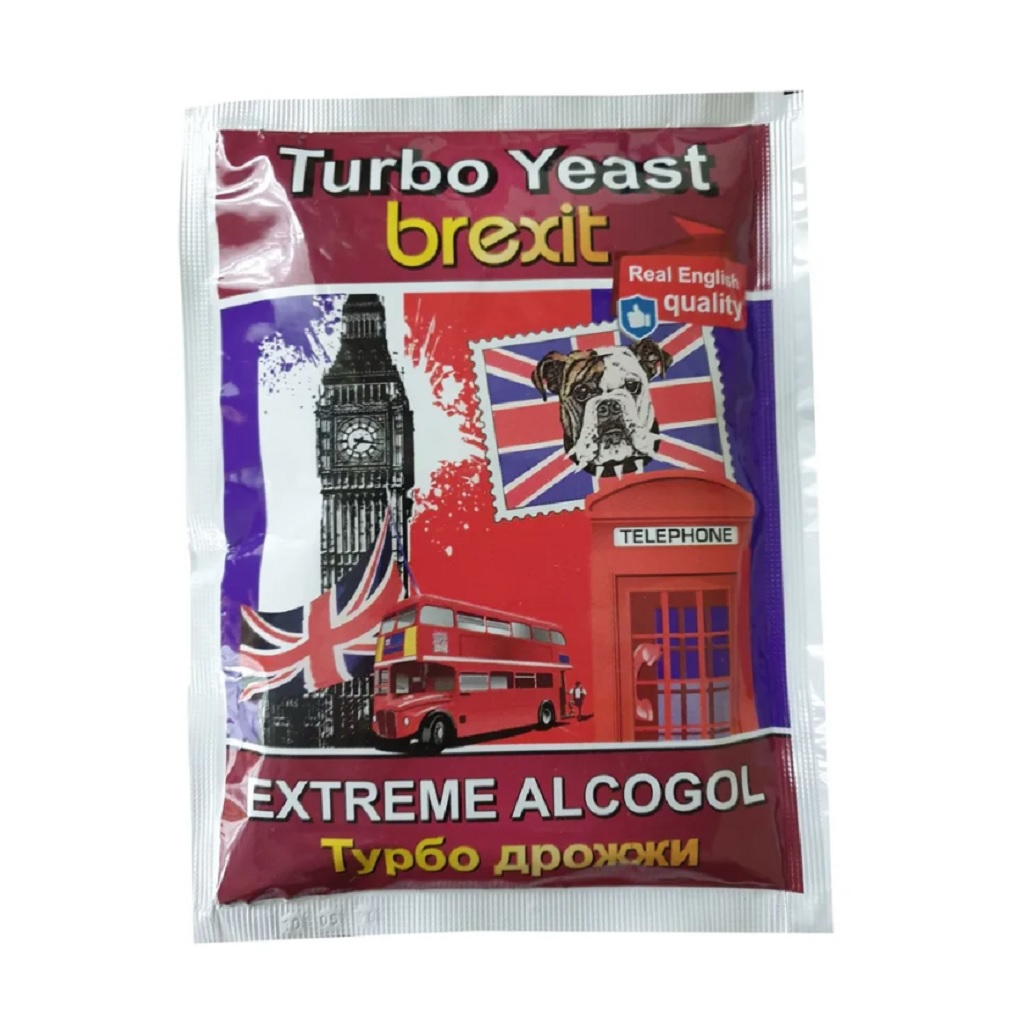 Турбо дрожжи Дело вкуса Turbo Yeast Brexit для сбраживания зерновых и сахарных браг, 100 гр