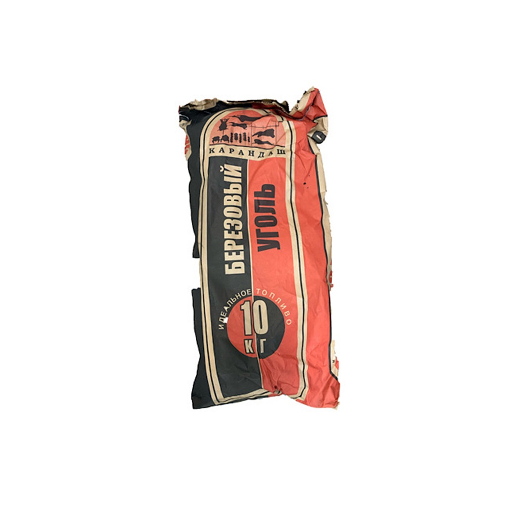 Уголь древесный Карандаш березовый, быстрый розжиг, натуральная древесина, 10 кг