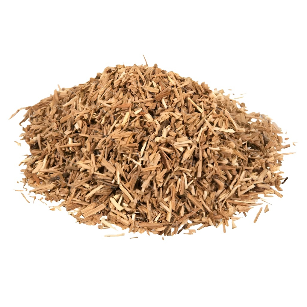 Щепа для копчения Hot Pot Дуб, для холодного и горячего копчения, средняя фракция, 1 л