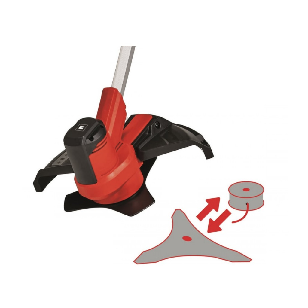 Триммер аккумуляторный Einhell PXC Agillo 18/200, нож, леска, велосипедная рукоятка, 1 аккумулятор 4 Ач, зарядное устройство, 3411310SET