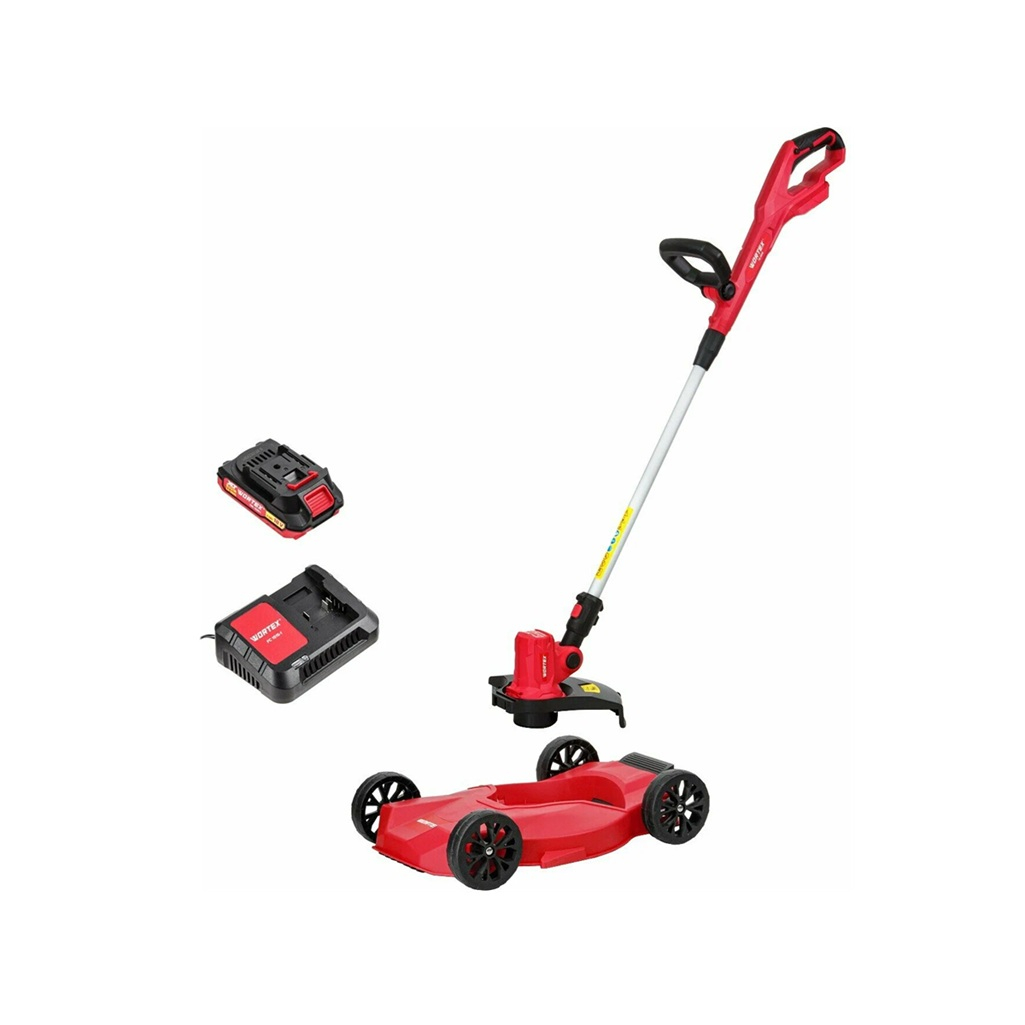 Триммер аккумуляторный Wortex TB 2818, 18 В, 1 акк., 2.0 Ah+з.у