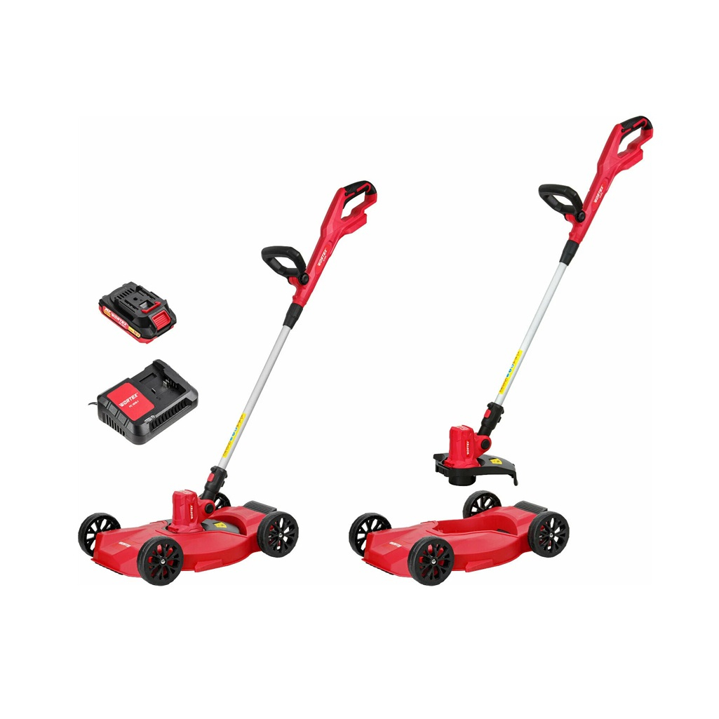 Триммер аккумуляторный Wortex TB 2818, 18 В, 1 акк., 2.0 Ah+з.у