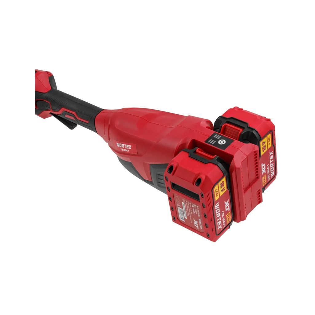 Триммер аккумуляторный Wortex TB 3036-1, 36 В, 2 акк., 4.0 Ah+з.у