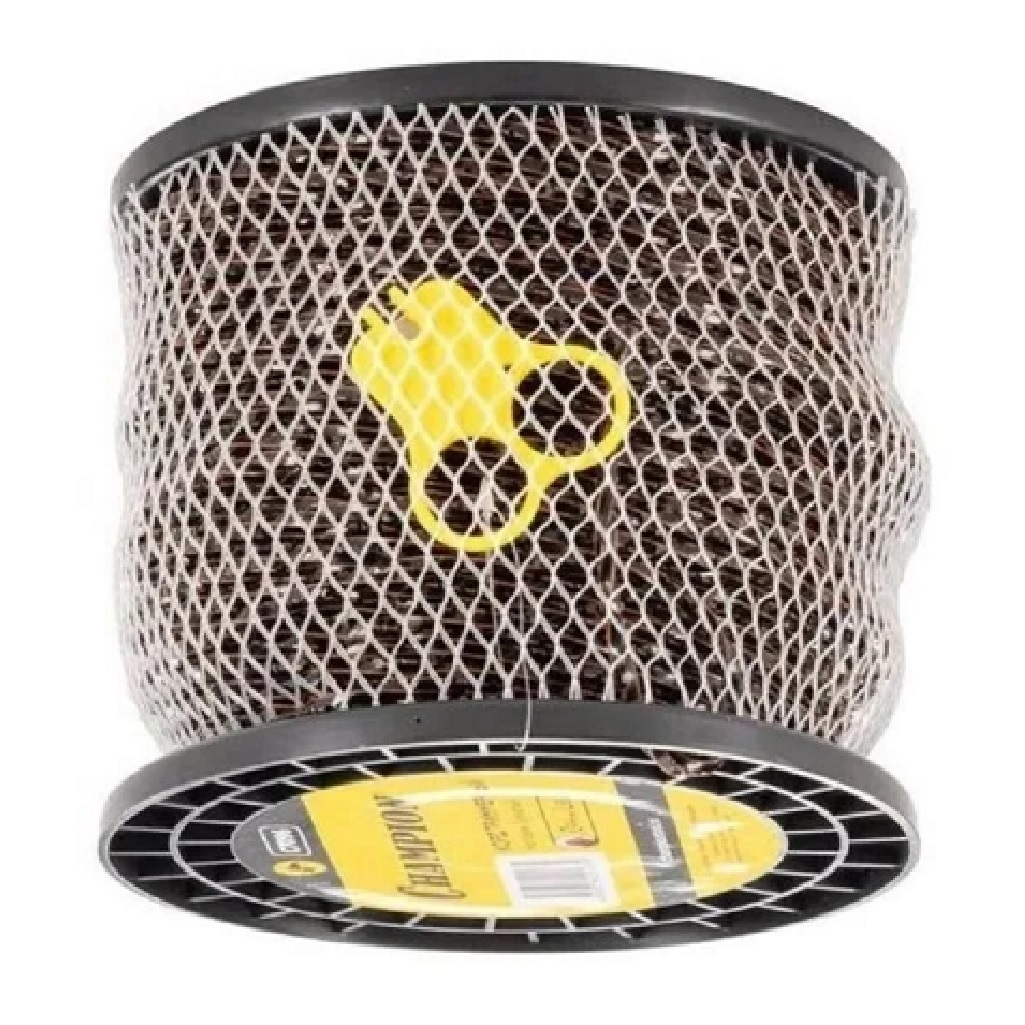 Леска для триммера Champion C7096, диаметр 4.4 мм, длина 83 м, зубчатый квадрат + нож