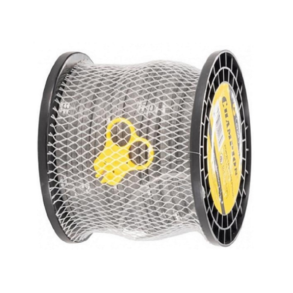 Леска для триммера Champion C7115, диаметр 3.0 мм, длина 40 м, зубчатый квадрат + нож