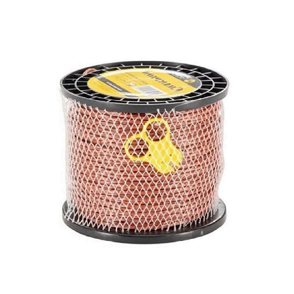 Леска для триммера Champion C7124, диаметр 3.5 мм, длина 124 м, витой квадрат + нож