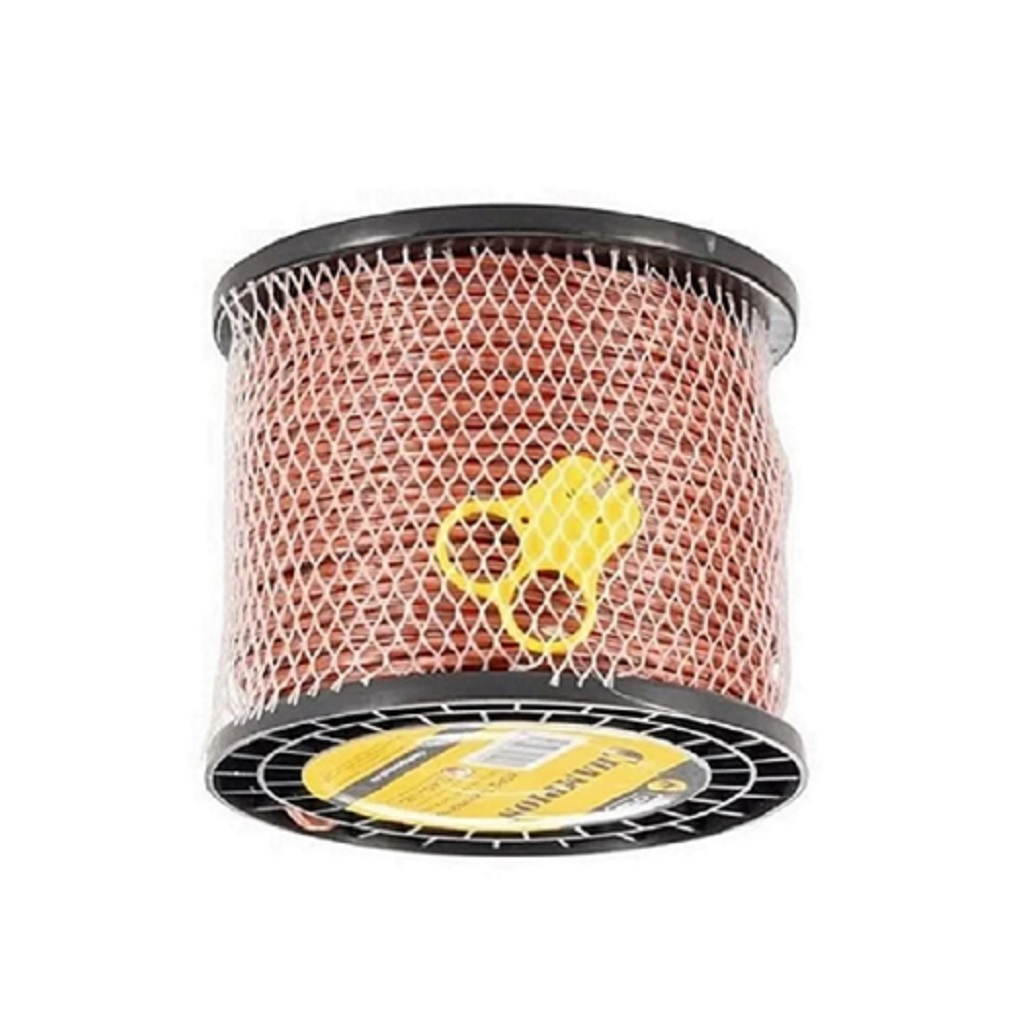 Леска для триммера Champion C7124, диаметр 3.5 мм, длина 124 м, витой квадрат + нож