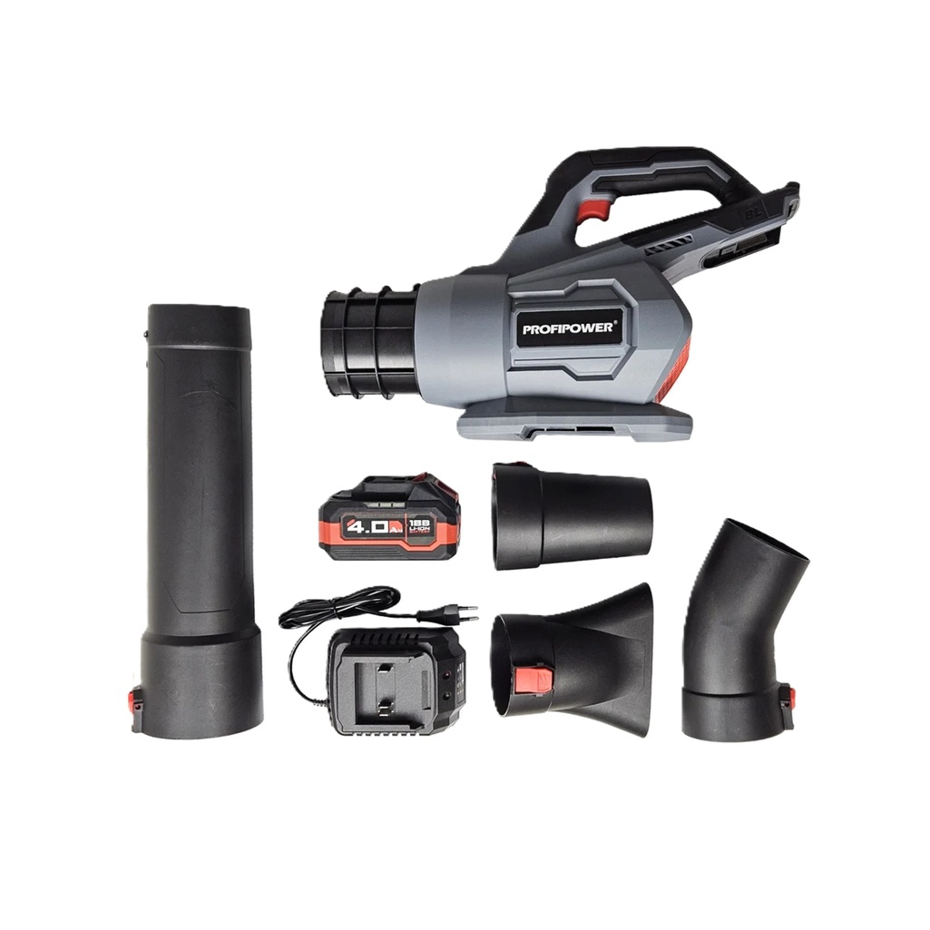 Воздуходувка аккумуляторная Profipower MKDUB-18V 18 В, 1 акк. х 4.0 Ah+з.у.
