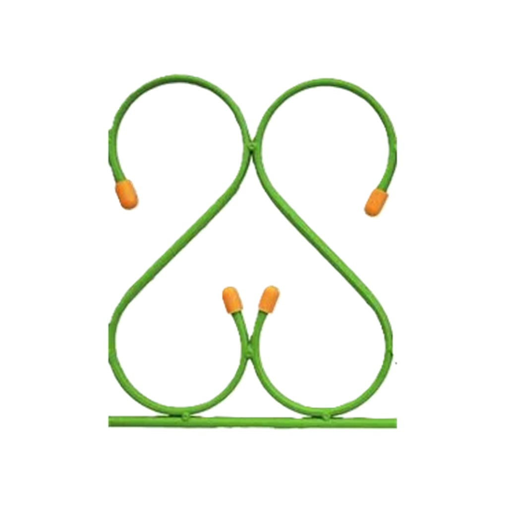 Забор Изящный мини, светло-зелёный, неразборный, 450х450 мм, 5 шт