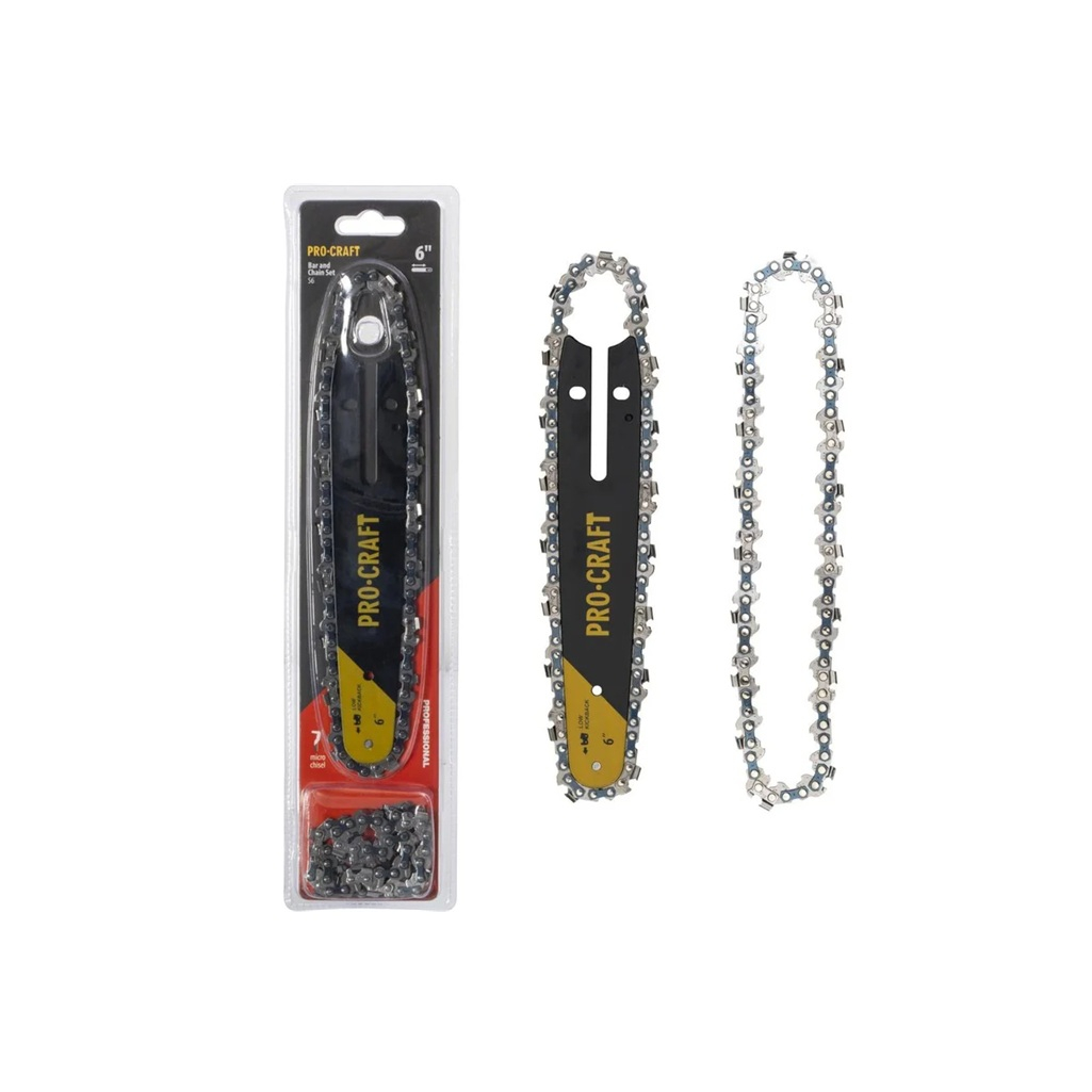 Набор шина+2 цепи Procraft S6 1/4-1.1-37 звеньев