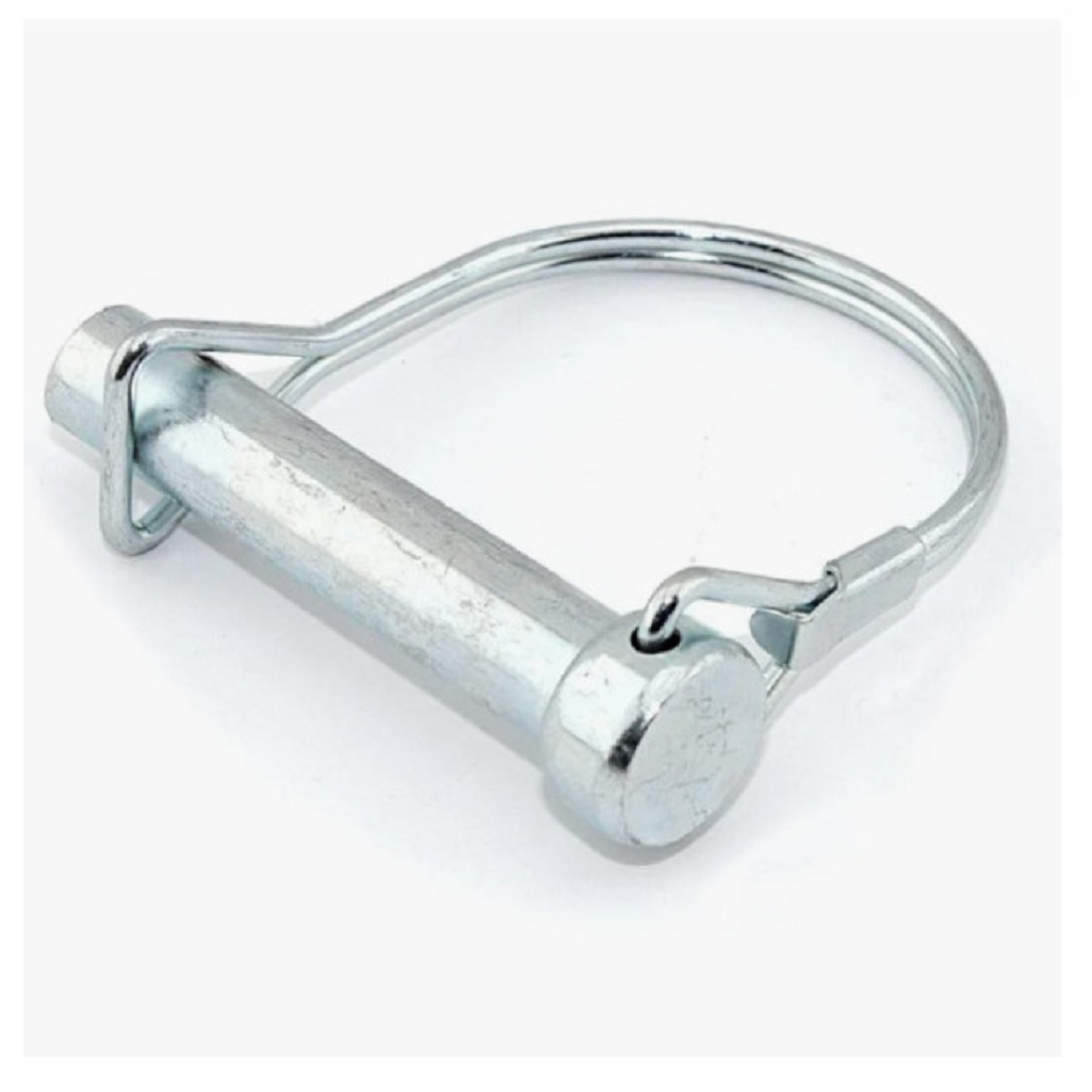 Стопор фрез (шплинт с защелкой) 10 мм для колес мотоблока НЕВА, КАСКАД, ОКА, ЛУЧ и др, петлевой, самозажимной