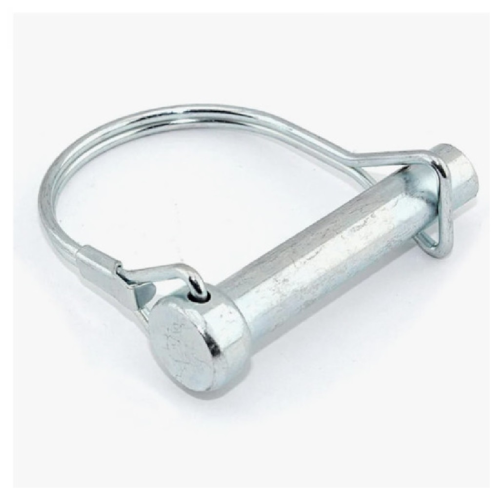 Стопор фрез (шплинт с защелкой) 10 мм для колес мотоблока НЕВА, КАСКАД, ОКА, ЛУЧ и др, петлевой, самозажимной