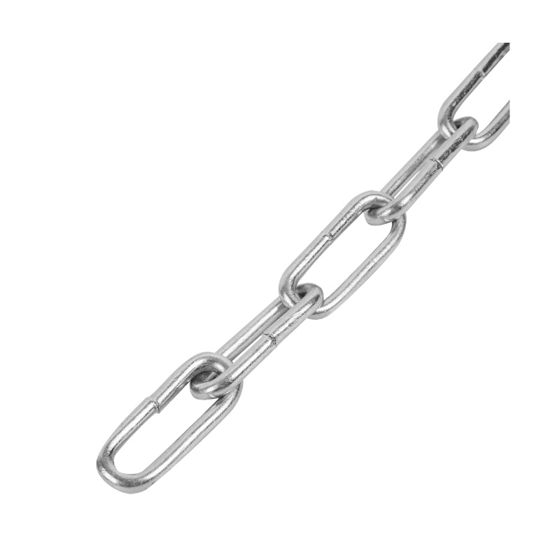 Цепь 8 мм DIN 763 (длинное звено) разрывная нагрузка 2500 кгс