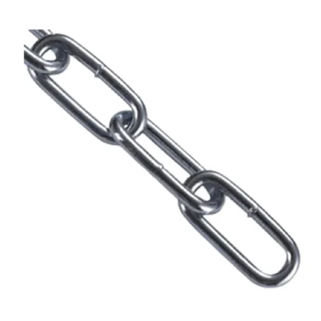 Цепь 10 мм DIN 763, длинное звено, разрывная нагрузка 4000 кгс, на отрез от 1 м