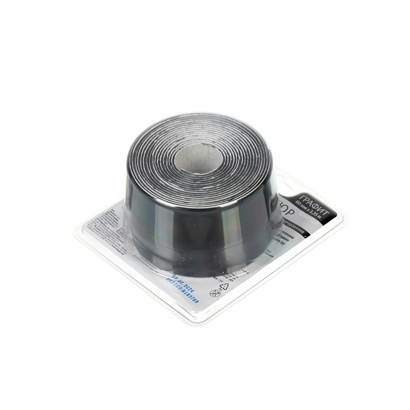 Лента-бордюр Аккурат самоклеящаяся 60мм х 3,35м графит