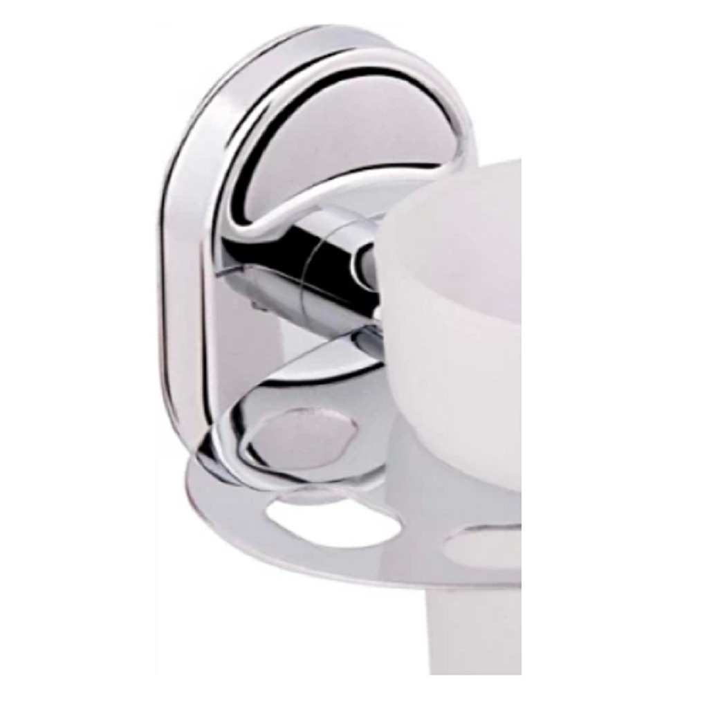 Стакан для ванной Frap F1906-1 с держателем, латунь, хромированное покрытие