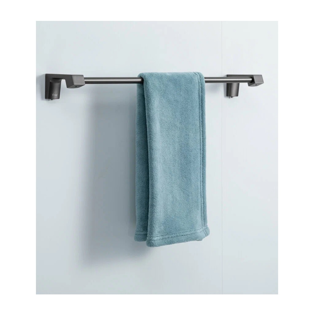 Полотенцедержатель Frap F30601-9, нержавеющая сталь, оружейная сталь, 60 см